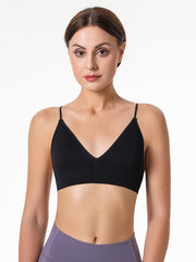 Wireless Triangle Cups Sports Bra Comfy & Breathable Women's Lingerie