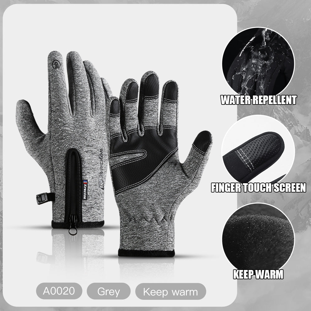 Winter Sports Velvet Warm Gloves Touch Screen Coldproof Ski Cycling Outdoor Glov