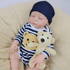 45cm Reborn Doll Soft Vinyl Simulative Painted Dolls