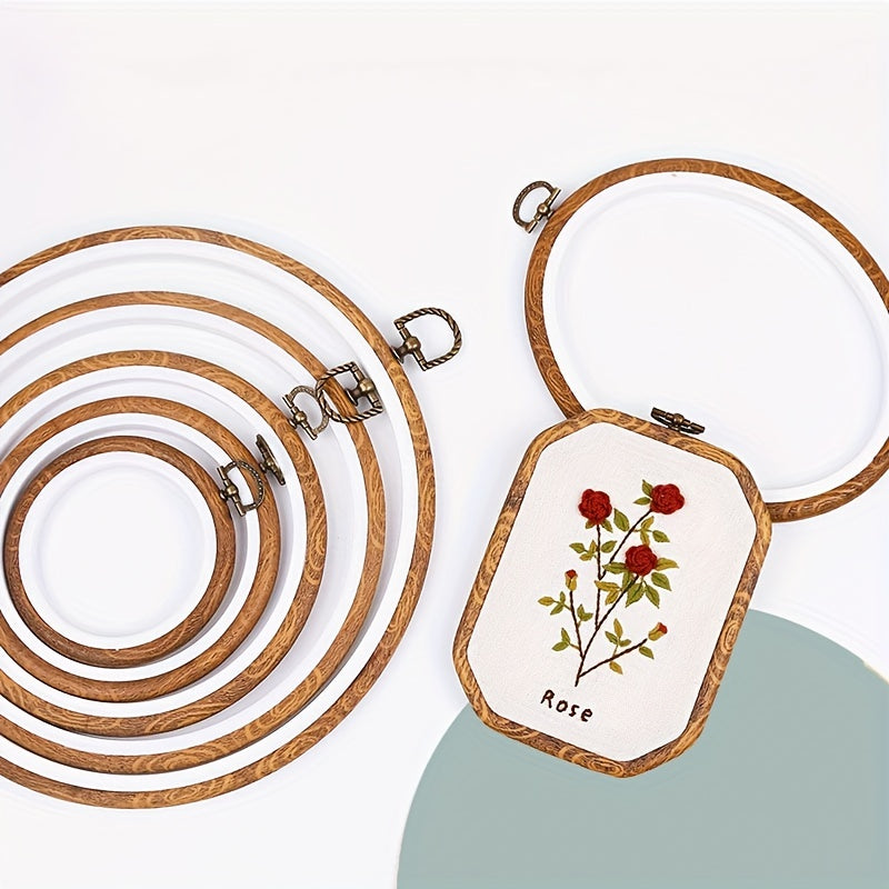 1pc Embroidery Hoop Shapes for Crafts Sewing Cross Stitch Stand Tool