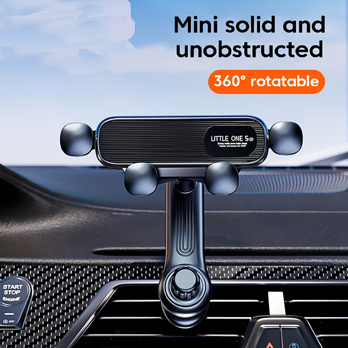 Car Air Outlet Long Rod Hook Phone Holder