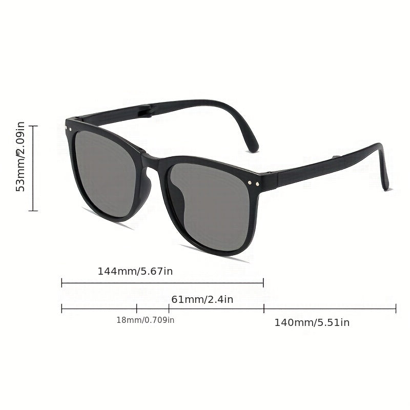 Foldable Sunglasses for Women Men UV400 Sun Shades Glasses