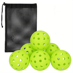 6pcs Sports Outdoor Pickleballs Exercise Supplies