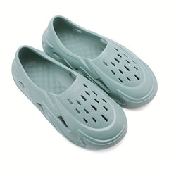 Men's Lightweight Comfy Clogs Hollow Out Non Slip Garden Shoes