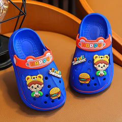 Breathable Cartoon Charm Clogs for Baby Girls