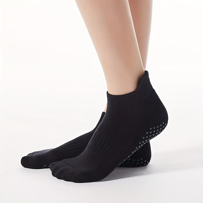 Non-slip Breathable Yoga Socks with Extra Grips for Barre Ballet Pilates Fitness