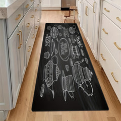 Soft Anti Fatigue Kitchen Rug Waterproof Non Slip Set Runner Rug
