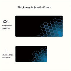 Anime Geometric Extended Mouse Pad Anti Slip Rubber Keyboard Mat