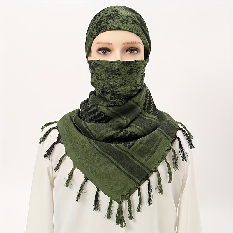 Military Shemagh Scarf Tactical Desert Scarf Keffiyeh Head Neck Face Wrap