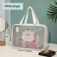 Large Capacity Cartoon Toiletry Bag Waterproof Makeup Organizer