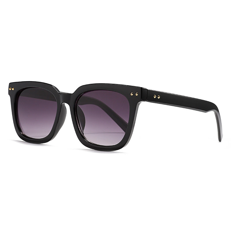 Large Square Frame Sunglasses Women's Gradient Eyewear