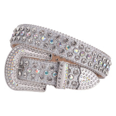 Western Rhinestones Crystal Studded Belts Cowgirl Cowboy