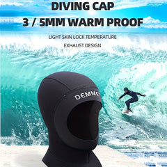 Neoprene Diving Hood 3.5mm Comfort and Protection for Men and Women