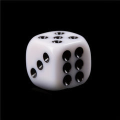 10pcs 16mm Acrylic Six Sided Round Corner Dice Board Game