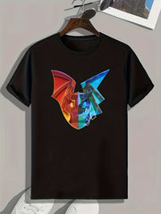 Pattern Men's Graphic T shirt Casual Comfy Tees For Summer Mens Clothing