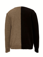 V Neck Pullover Sweater Long Sleeve Casual Winter Women's Clothing