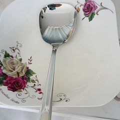 Long Handle Stainless Steel Soup Spoon for Dining and Serving