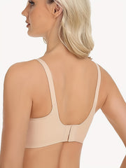 Mesh Wireless Push Up Bra Comfortable & Breathable Lingerie