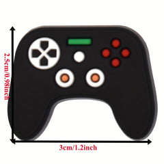 25pcs Gaming Theme Shoe Charms for Clogs, Slides, Sandals - Shoe Decor Acc