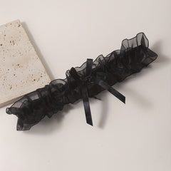 Elastic Lace Band With Bowknot for Wedding