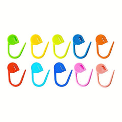 120pcs Stitch Marking 10 Colors Crochet Mark in 10 Plastic Boxes