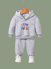 OERYUI I CAN AND I WILL Hoodies Pants Set