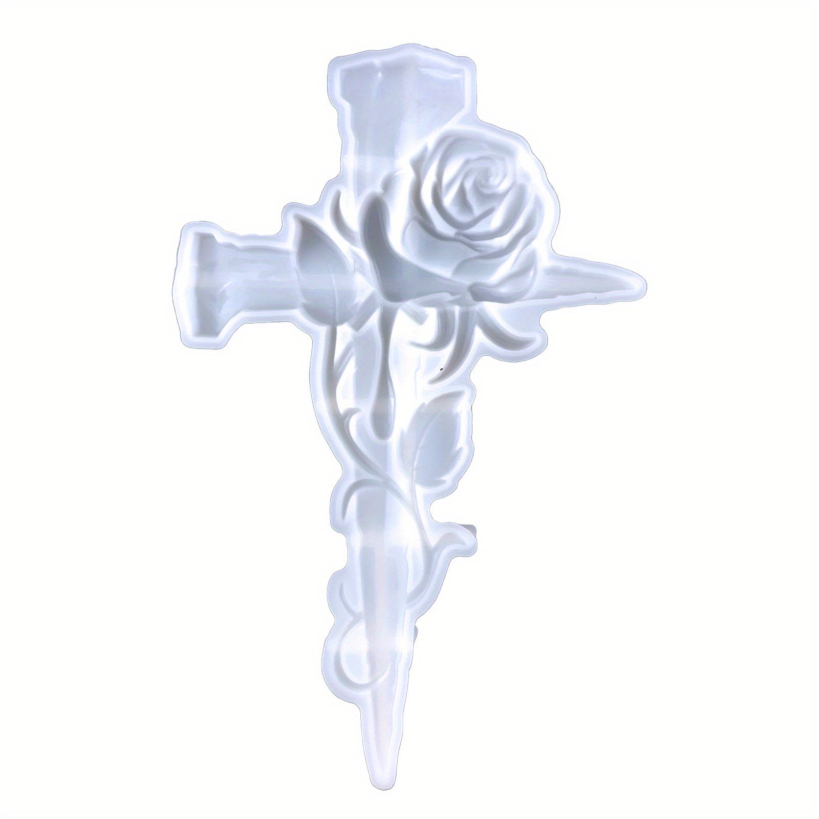 Rose Cross Resin Casting Molds for Home Wall Decor Craft