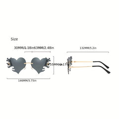 Heart Sunglasses for UV Protection