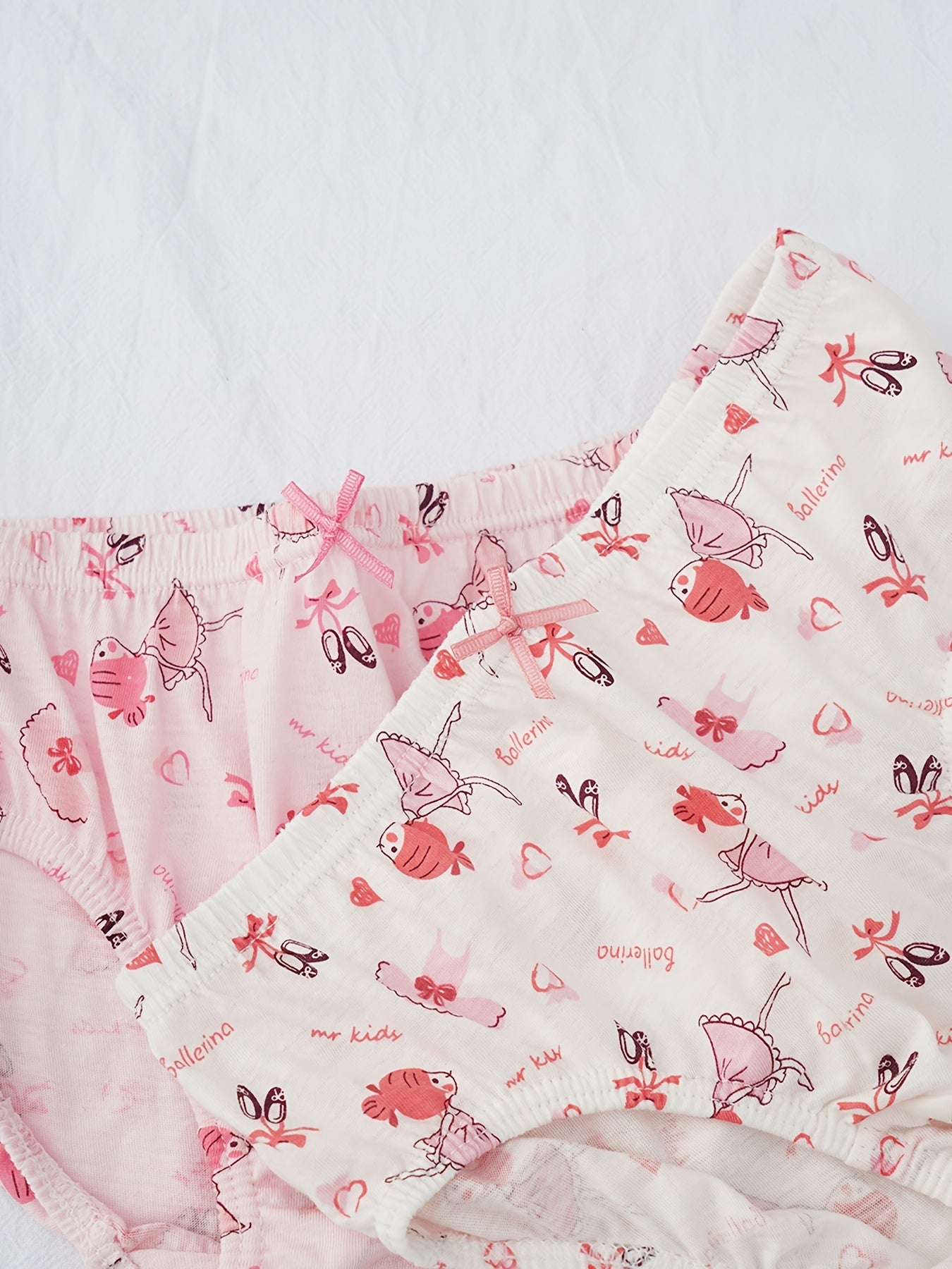 Girls Ballet Princess Shortie Brief Underwear Set