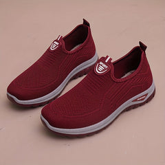 Breathable Mesh Running Shoes with Shock Absorption