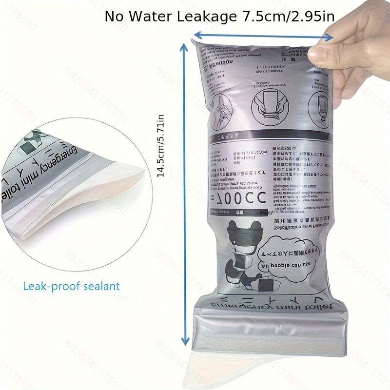 3PCS Car Mounted Emergency Urine Bag for Traffic Congestion Long Distance Travel