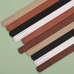 2pcs PU Leather Bag Straps DIY Handcrafted Crossbody Shoulder Straps