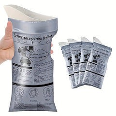 Disposable Emergency Urinal Bag 4Pcs Pack Portable Camping Traffic Jam Pee Bags