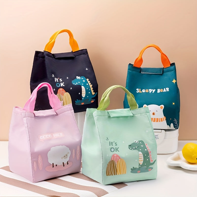Dinosaur Lunch Bag Waterproof Durable Tote for Work School