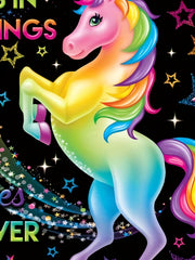 Girls 3D Unicorn & Star Crew Neck Long Sleeve Dress Spring Fall Party Gift