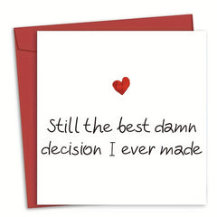 Romantic Anniversary Card Birthday Card For Girlfriend Boyfriend Wife Husband
