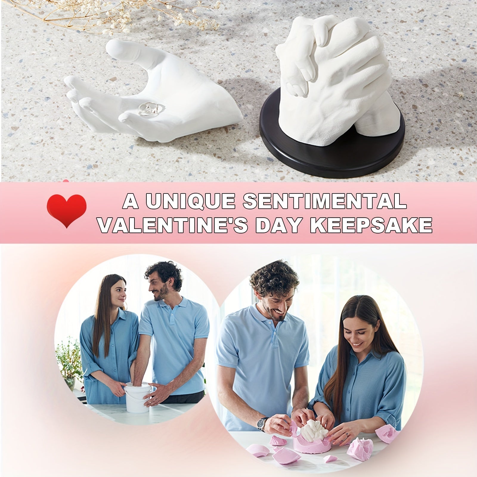 DIY Hand Casting Kit For Couples Plaster Hand Mold Casting Kit