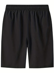 Men's Quick Dry Active Shorts with Drawstring Waist for Summer