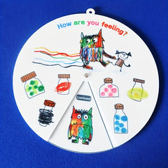 Large Emotion Wheel Teaching Aid for Classroom
