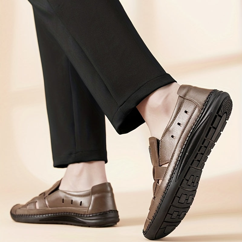 Men's Hollow Out Loafers Summer Beach Shoes