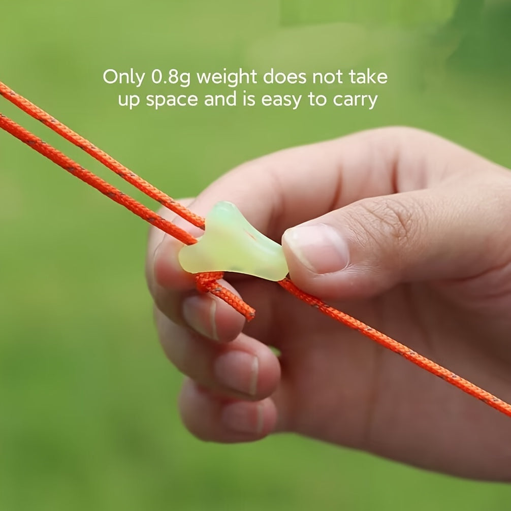 Outdoor Luminous Rope Buckles Tent Wind Rope Fluorescent Buckle