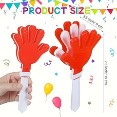 2pcs Plastic Hand Clapper for Sports Events Carnival Party