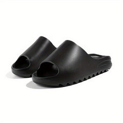 Men's Non Slip Open Toe Slip On Slides Soft Sole Slippers