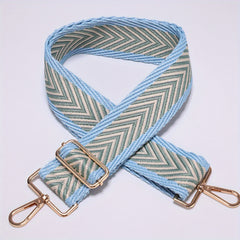 Jacquard Arrow Adjustable Purse Strap Wide Nylon Handbag Belt