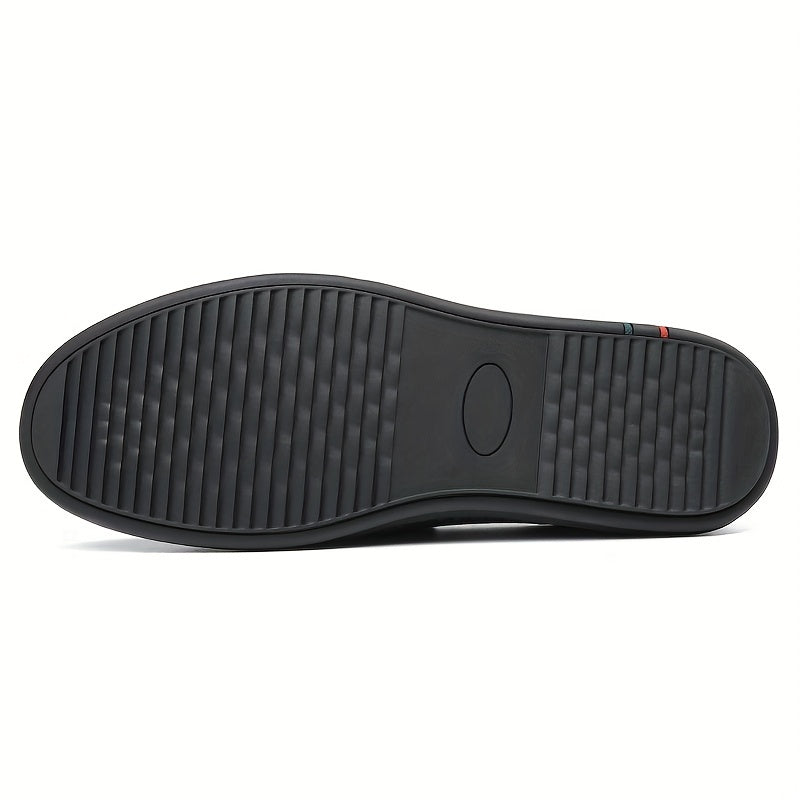 Men's Stitch Detail Loafer Shoes Comfy Slip On Shoes
