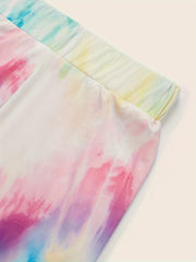 Tie Dye Casual Yoga Pants Elastic Waist Women's Activewear