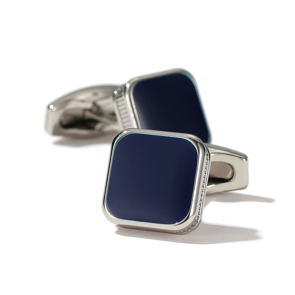 Oil Drop Square Men's Cufflinks