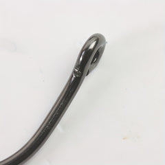 15pcs Nickel Octopus Fishing Hooks High Carbon Steel Barbed with Eye