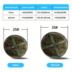 1pc Folding Fishing Net for Lobster Shrimp Crab Deep Sea Fishing Cage