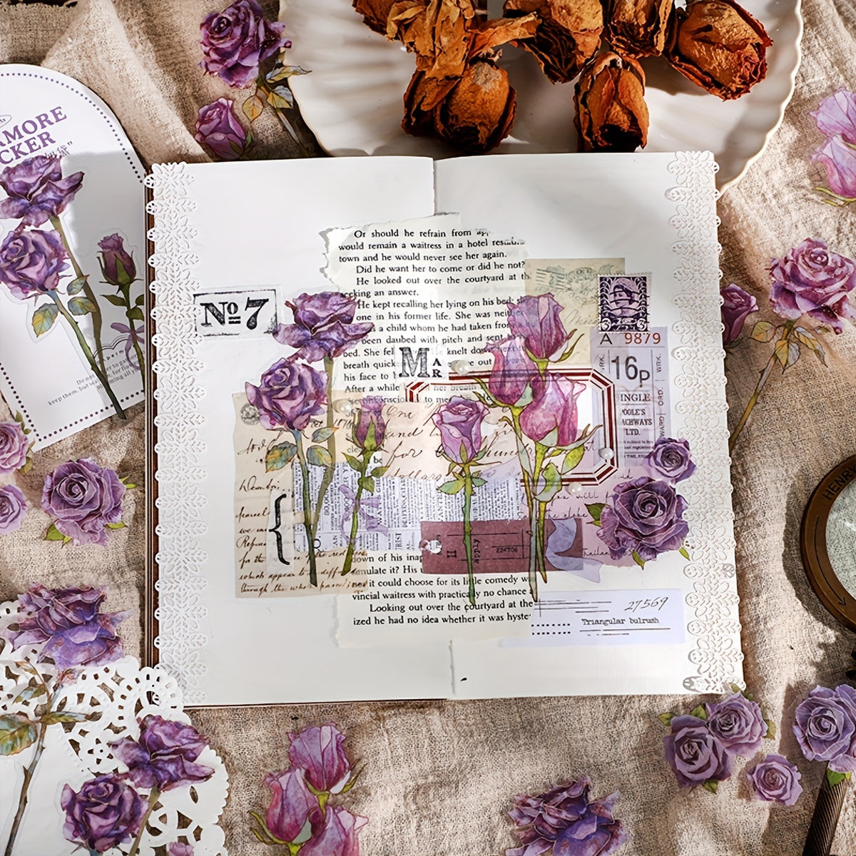 Wilderness Residual Heat Floral Sticker Pack - 10 Random Designs